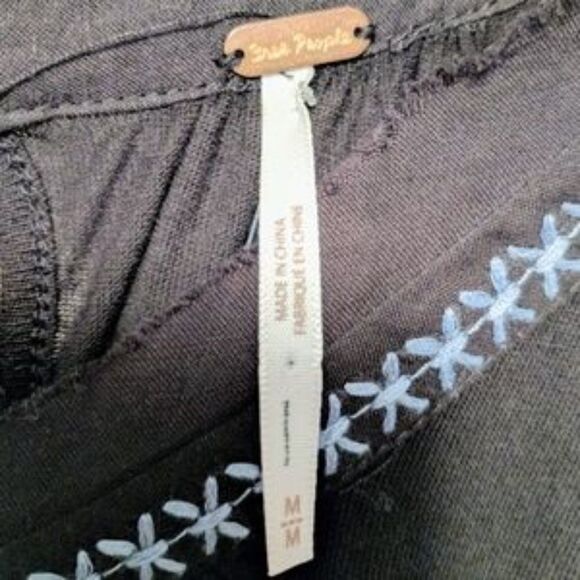 NWOT FREE PEOPLE On Holiday Belted Tunic Top M - Picture 6 of 10